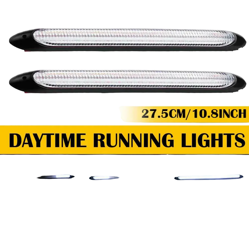 Riglow™ Sequential LED Daytime Running Light (DRL) Strip – White & Amber-6