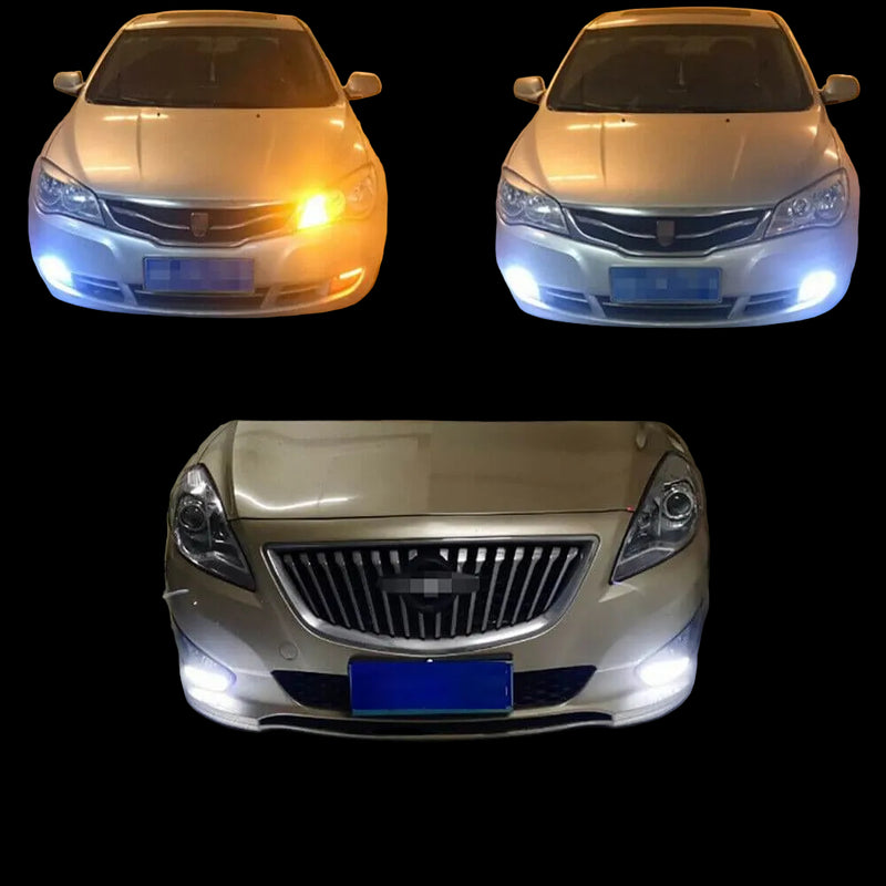 Riglow™ Sequential LED Daytime Running Light (DRL) Strip – White & Amber-8