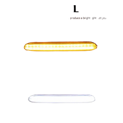 Riglow™ Sequential LED Daytime Running Light (DRL) Strip – White & Amber-9