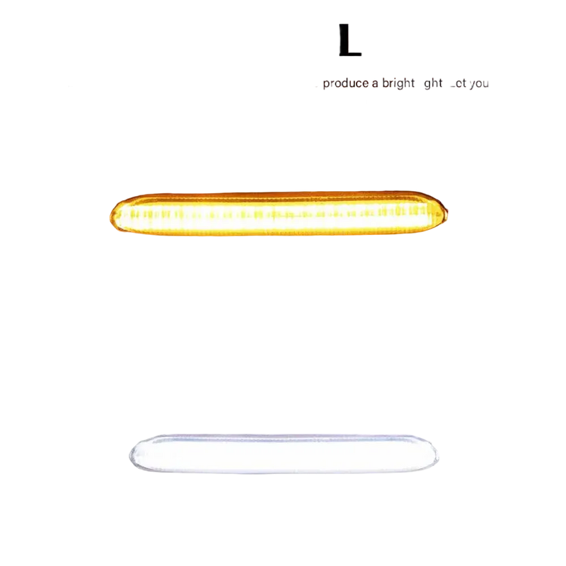 Riglow™ Sequential LED Daytime Running Light (DRL) Strip – White & Amber-9