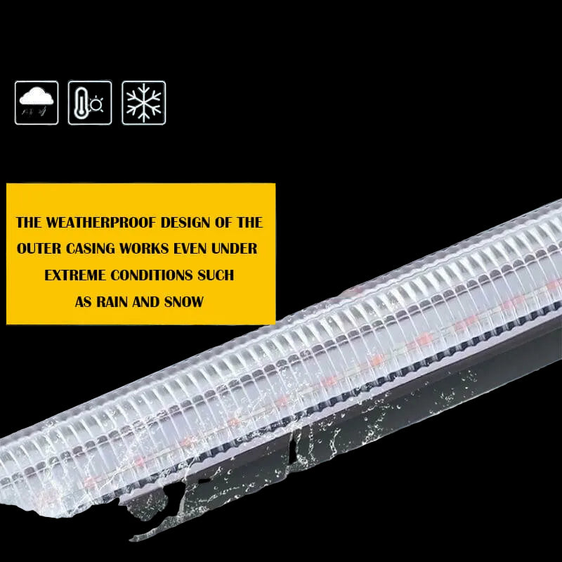 Riglow™ Sequential LED Daytime Running Light (DRL) Strip – White & Amber-11
